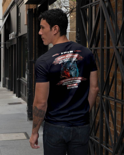 FÉVRIER -  JE SAIS RESPECTER – T-SHIRT D’ANNIVERSAIRE POUR HOMME - frEBIL02 (SKU12-266-02)