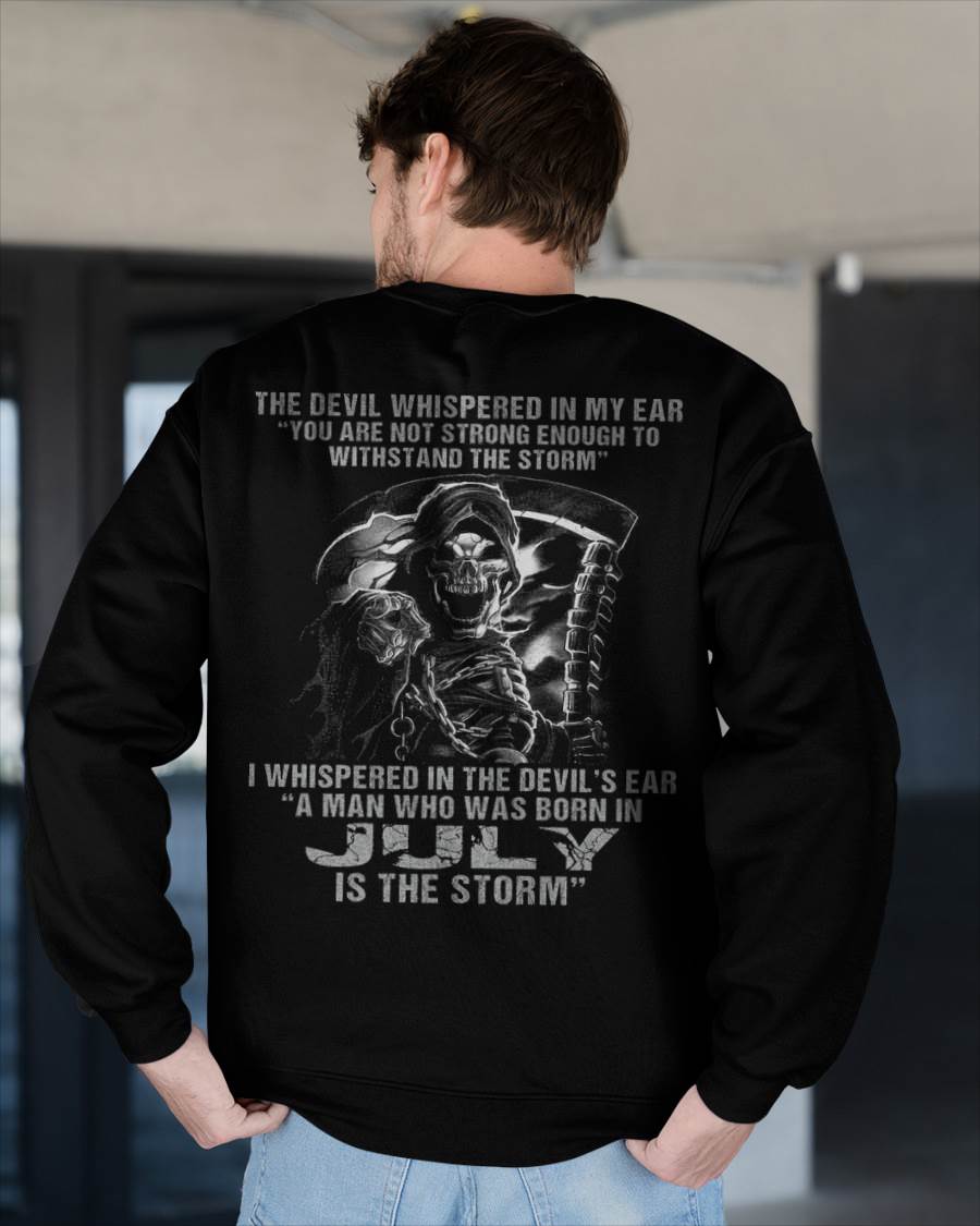 July - The Devil Whispered In My Ear - T-Shirt For Man - DONN07 (SKU08-87-07)