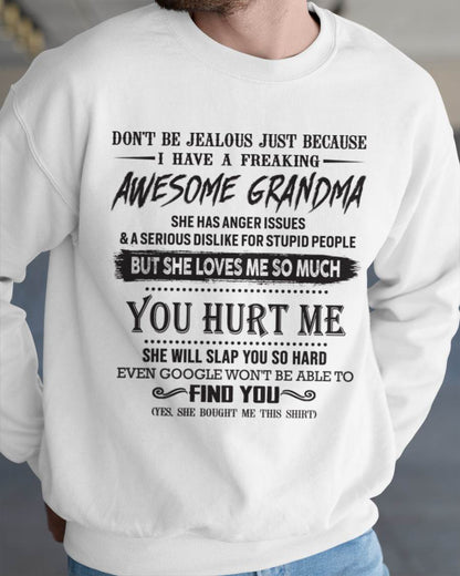 Don't Be Jealous - Gift For Grandson And Granddaughter From Grandma - DONN00 (SKU07-153-00)