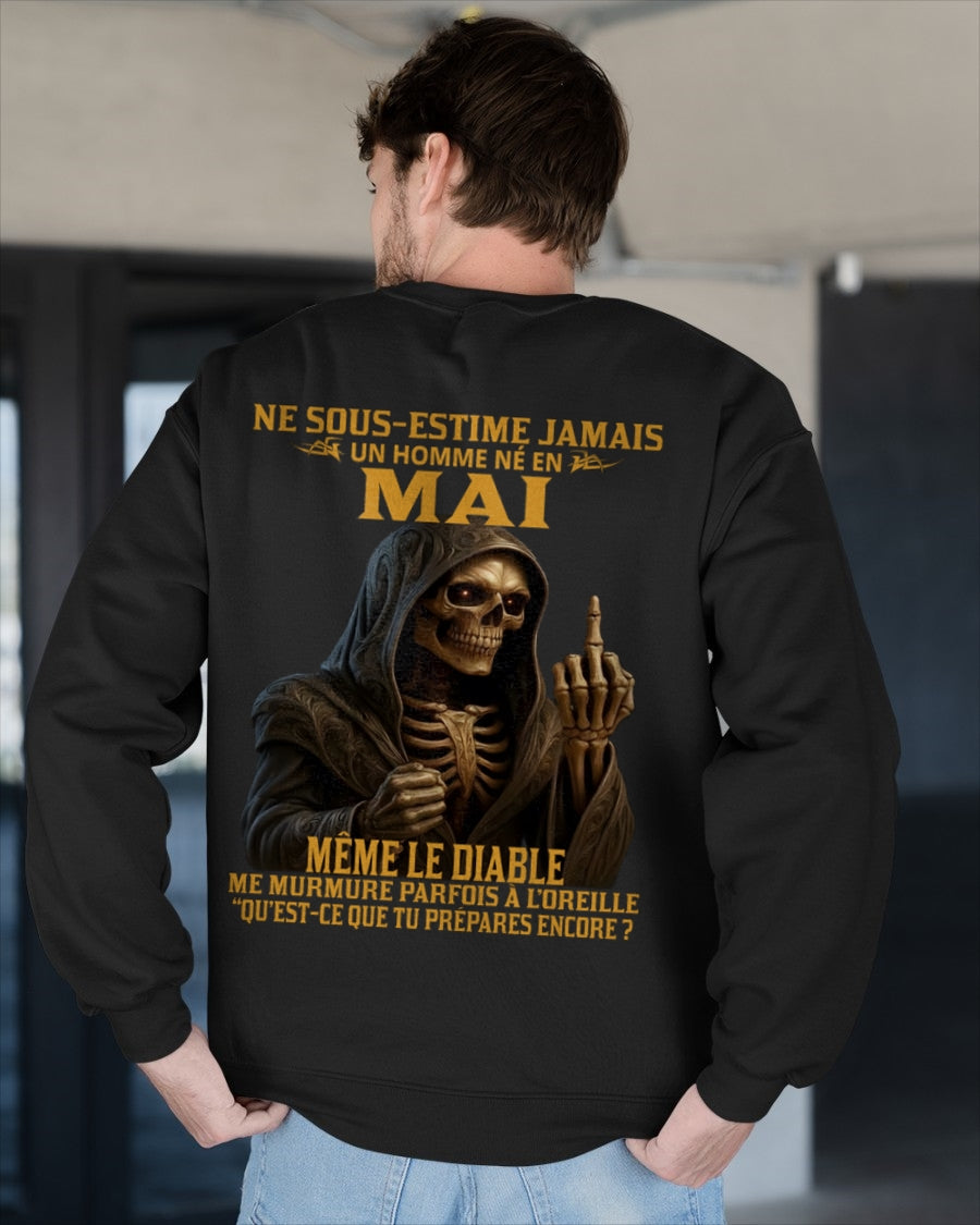 NE SOUS-ESTIME JAMAIS UN HOMME NÉ EN MAI Fr05 EBIL05 male (SKU12-305-05)