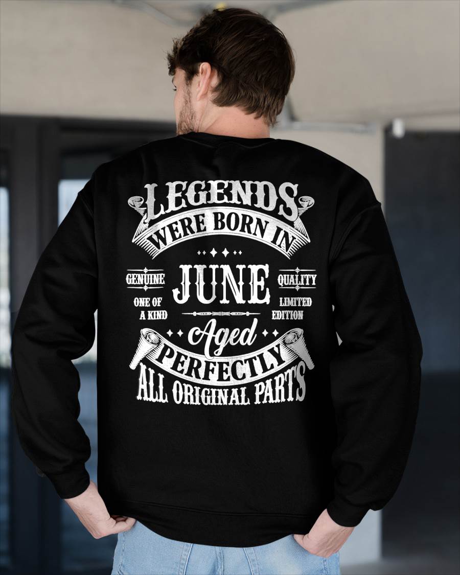 LEGENDS WERE BORN IN JUNE - T-SHIRT FOR MAN - DONN06 (SKU08-37-06)