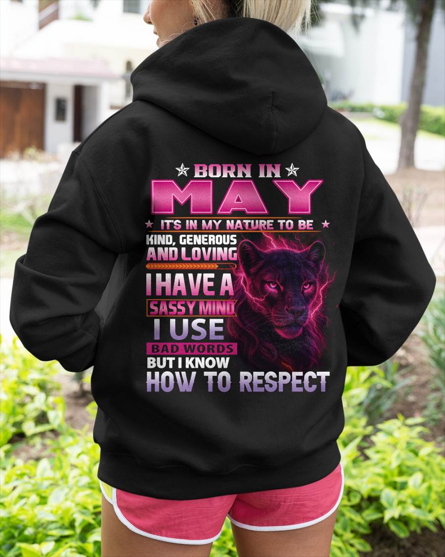 Born In May – T-Shirt For Woman – DONN05 (SKU09-24-05)