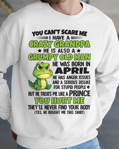 YOU CAN’T SCARE ME - GIFT FOR GRANDSON AND GRANDDAUGHTER FROM GRANDPA - DONN04 (SKU09-121-04)