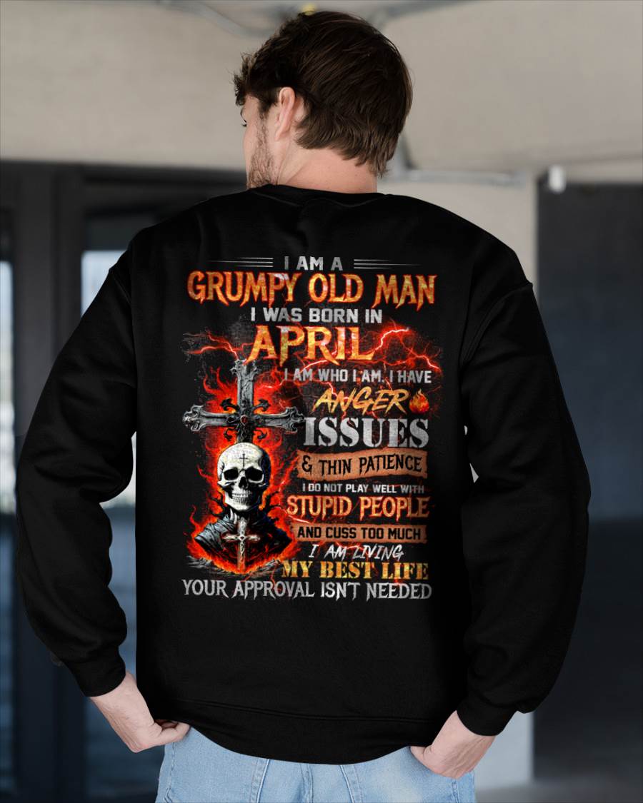 I Am A Grumpy Old Man – T-Shirt For Man – DONN04 (SKU12-319-04)