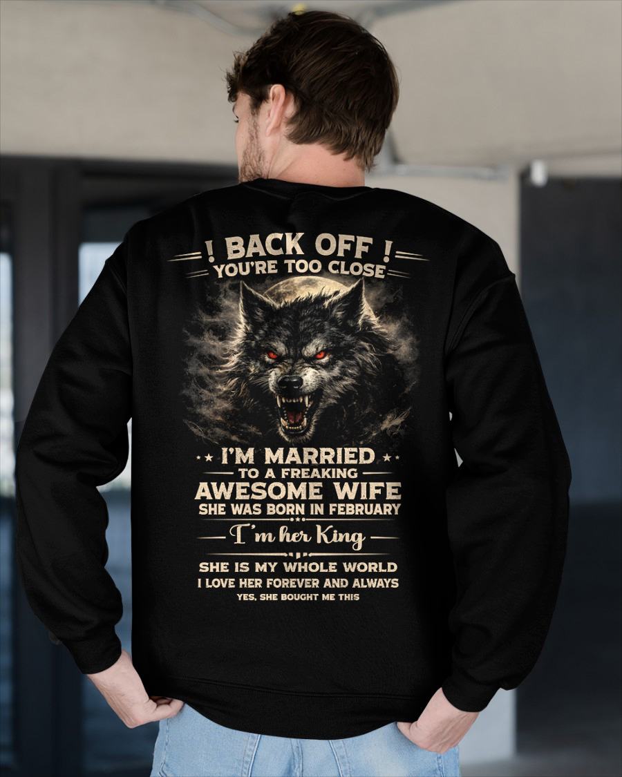 FEBRUARY - BACK OFF! YOU'RE TOO CLOSE - GIFT FROM WIFE - EBIL02 (SKU26T-01-25-02)