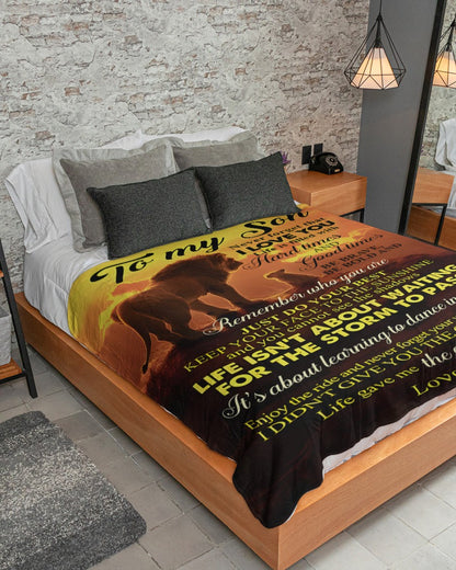 Special Gift For Your Son Blanket - From Dad (SKUB11-69)