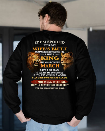 MARCH - SPOILED HUSBAND - GIFT FROM WIFE - EBIL03 (SKU26T-01-60-03)