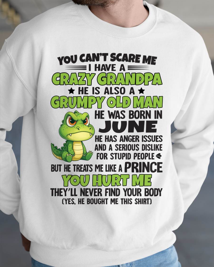 YOU CAN’T SCARE ME - GIFT FOR GRANDSON AND GRANDDAUGHTER FROM GRANDPA - DOAN06 (SKU09-121-06)