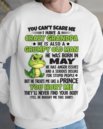 YOU CAN’T SCARE ME - GIFT FOR GRANDSON AND GRANDDAUGHTER FROM GRANDPA - DONN05 (SKU09-121-05)