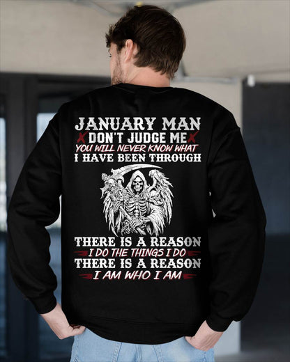 January Man Don't Judge Me – T-Shirt For Man – DONN01 (SKU10-49-01)