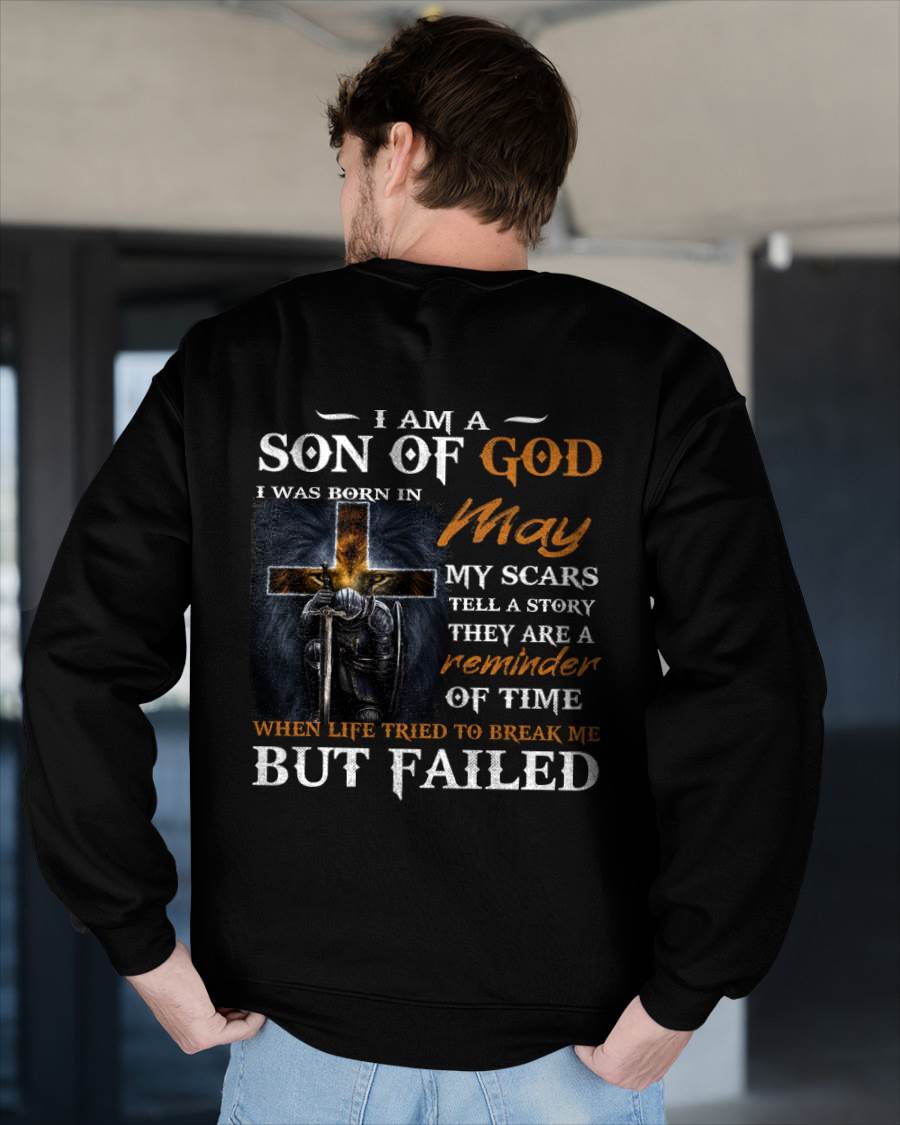 May - I Am A Son Of God - T Shirt For Man - DONN05 (SKU2605-57-05)