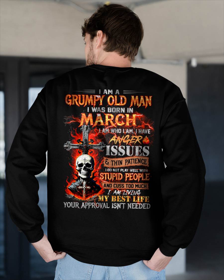 I Am A Grumpy Old Man – T-Shirt For Man – DOAN03 (SKU12-319-03)