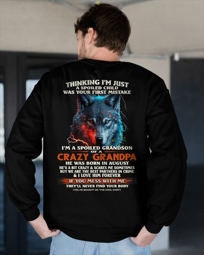 AUGUST - SPOILED GRANDSON - GIFT FROM GRANDPA - EBIL08 (SKU26T-01-43-08)