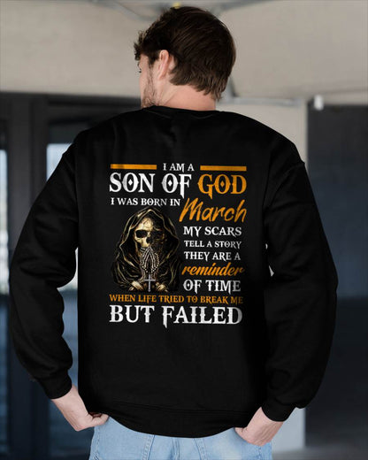 MARCH - I AM A SON OF GOD - T SHIRT FOR MAN - DONN03 (SKU2607-143-03)