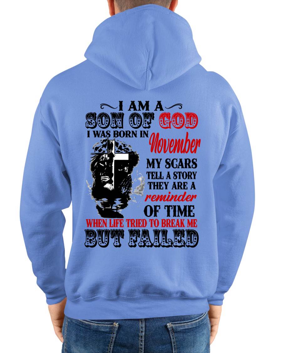 November - I Am A Son Of God – T Shirt For Man – DONN11 (SKU2604-189-11)