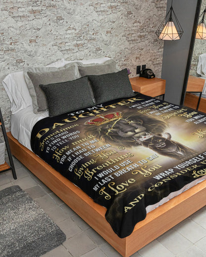 Special Gift For Your Daughter Blanket - From Dad