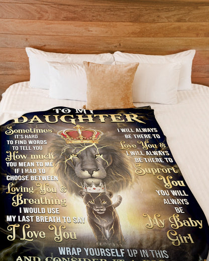 Special Gift For Your Daughter Blanket - From Dad