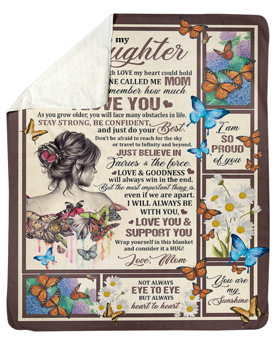 Special Gift For Your Daughter Blanket - From Mom