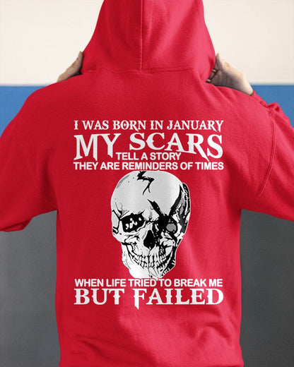 My Scars Tell A Story – T-Shirt For Man – DOAN01 (SKU10-27-01)
