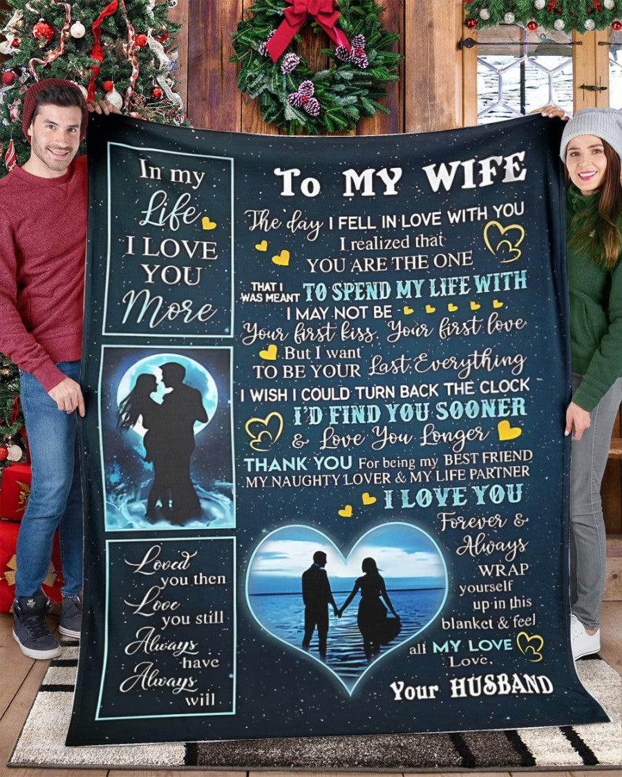 Special Gift For Your Wife Blanket - From Husband (SKU-CHAU-B11)