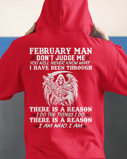 February Man Don't Judge Me – T-Shirt For Man – DOAN02 (SKU10-49-02)