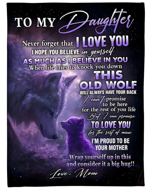 BLANKET FOR DAUGHTER FROM MOM FULL (SKUB12-89)