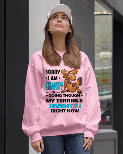 SORRY I AM CRANKY - BIRTHDAY SHIRT FOR WOMEN - EBIL00 (SKU12-249)