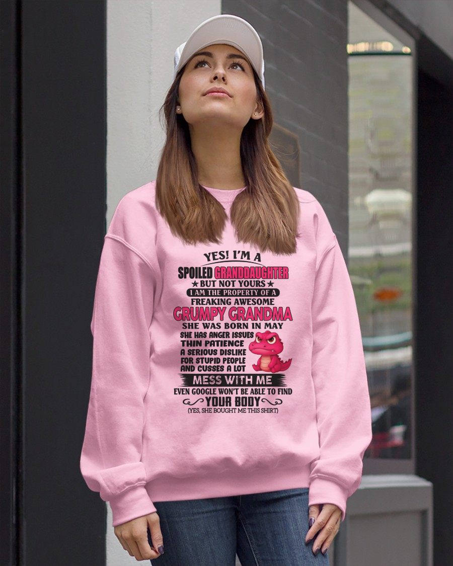 MAY - YES, I'M A SPOILED GRANDDAUGHTER - GIFT FROM GRANDMA - EBIL05 (SKU09-96-05)