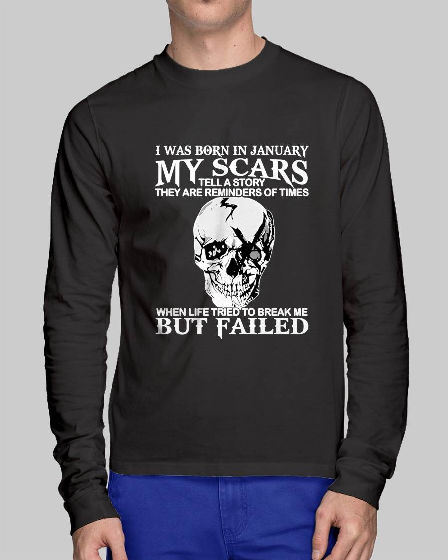 JANUARY - MY SCARS - T SHIRT FOR MAN - DONN01 (SKU2608-412-01)