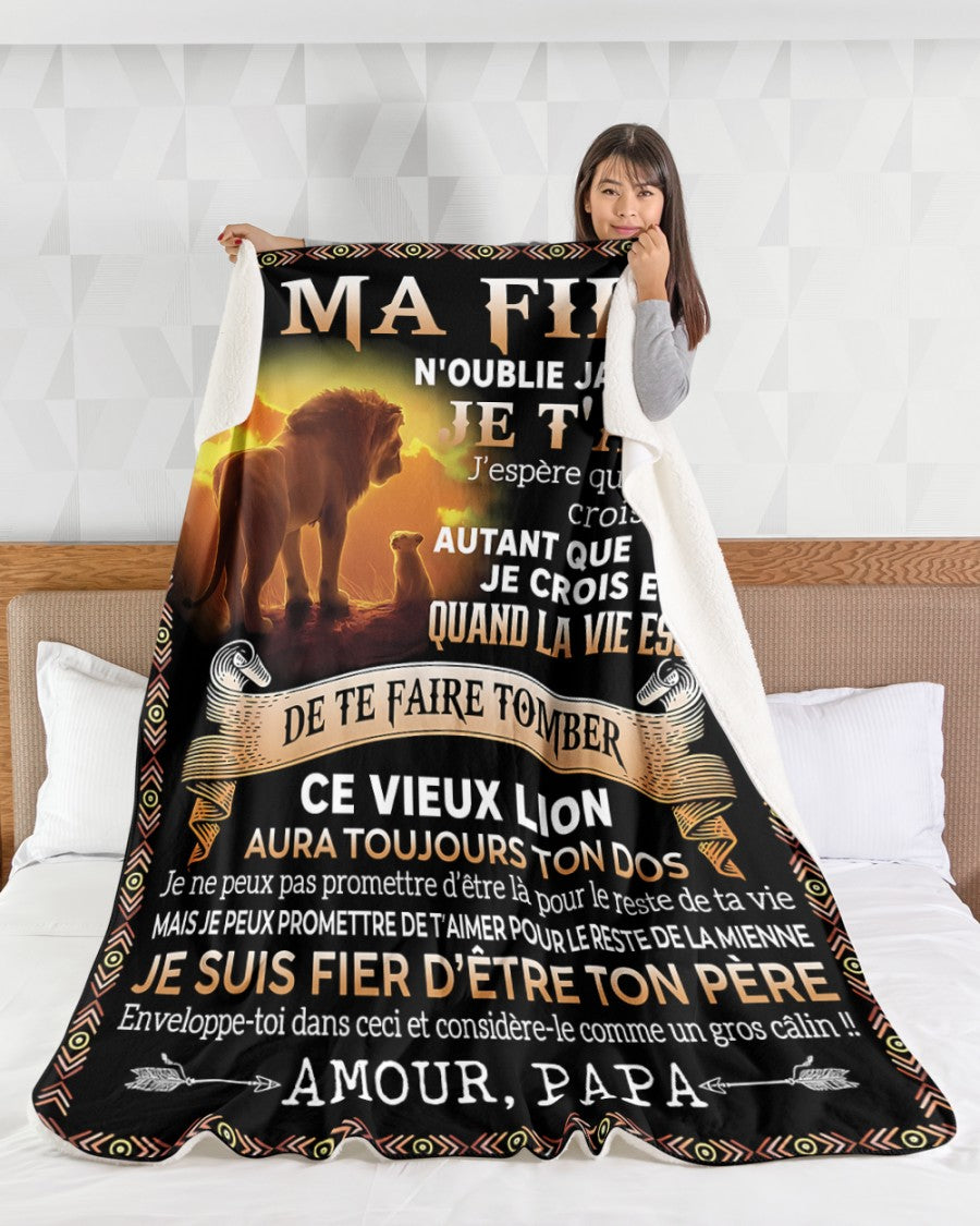 Cadeau Spécial Pour Ta Fille Couverture - De Papa (SKUB09-101)