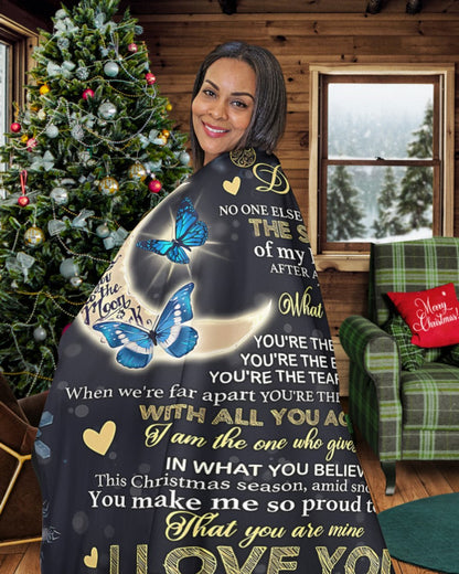 Special Gift For Your Daughter Blanket - From Mom (SKU-CHAU-B09)