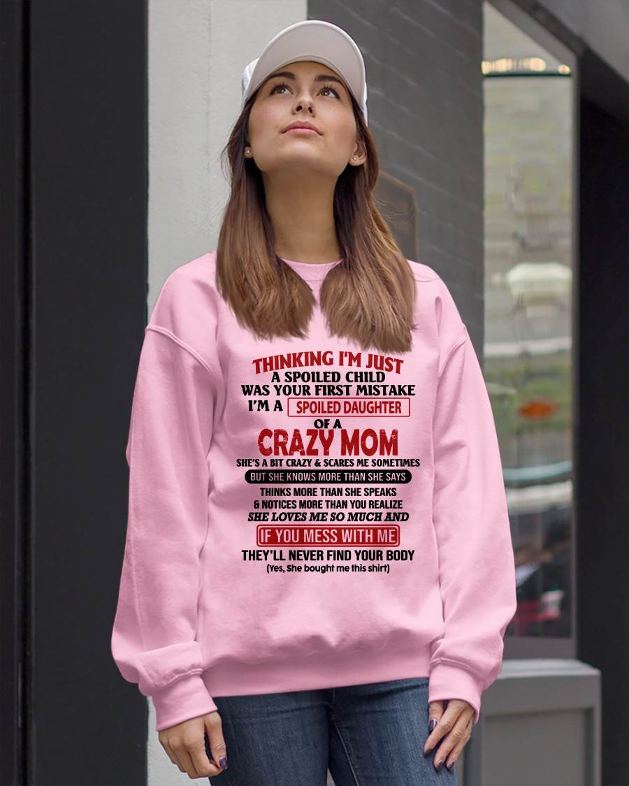 I'M A SPOILED DAUGHTER - GIFT FROM MOM - EBIL00 (SKU-CM-00)