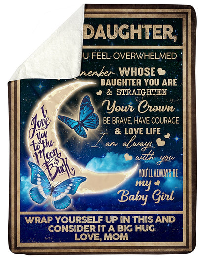 Special Gift For Your Daughter Blanket - From Mom