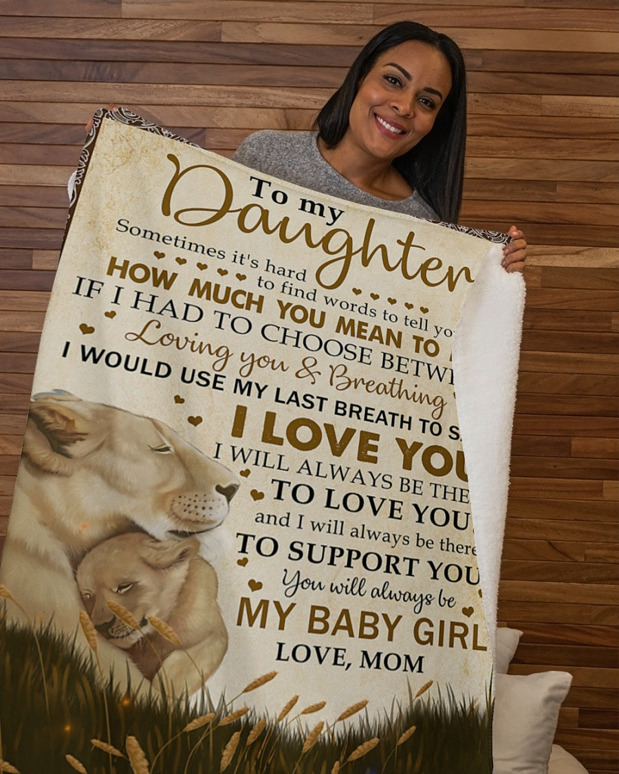 Special blanket for Daughter - From Mom blanket