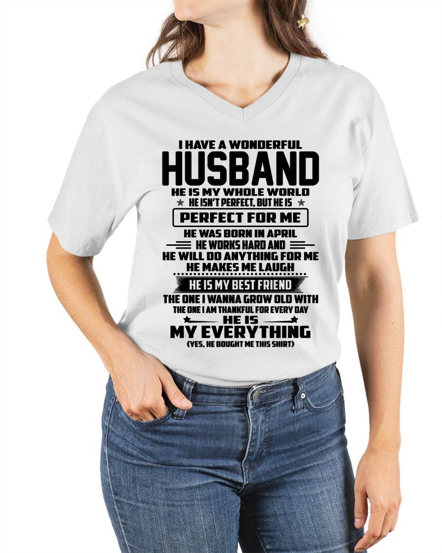 April – I Have A Wonderful Husband – Gift For Wife From Husband – DOAN04 (SKU12-314-04)