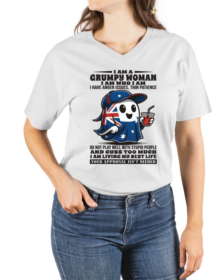 I Am A Grumpy Woman - T Shirt For Woman - DONN (SKU09-83)