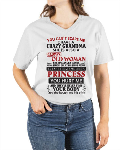 You Can't Scare Me - Gift For Grandson And Granddaughter From Grandma - DONN00 (SKU10-76-00)