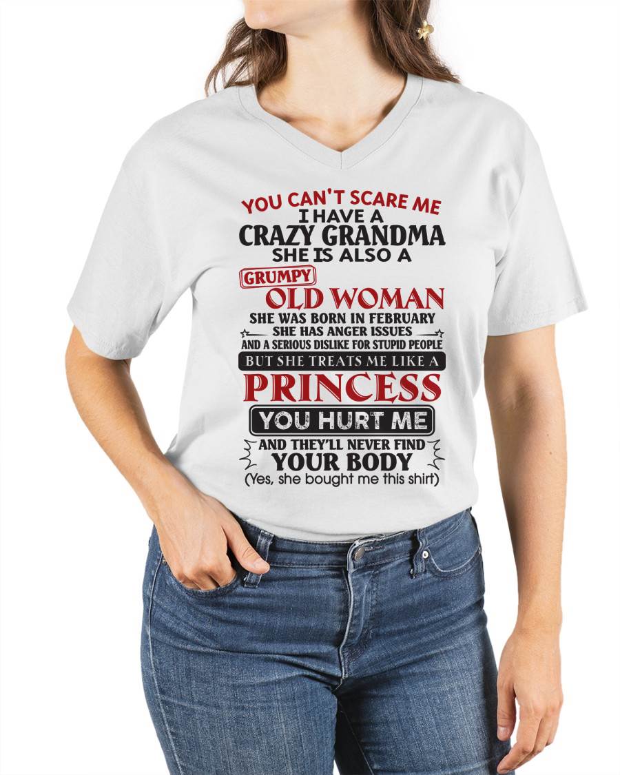 February - You Can't Scare Me - Gift For Grandson And Granddaughter From Grandma - DOAN02 (SKU10-76-02)