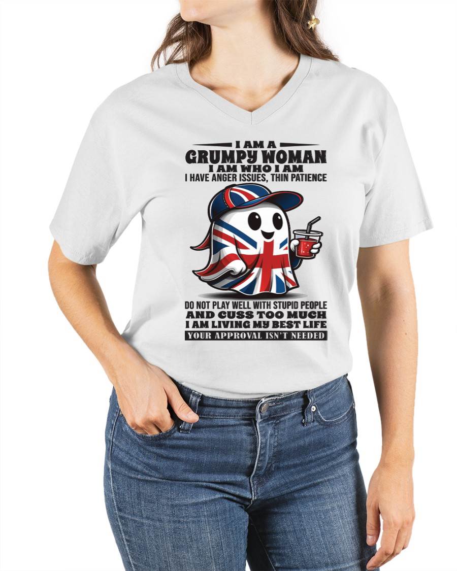 I Am A Grumpy Woman - T Shirt For Woman - DONN (SKU09-82)