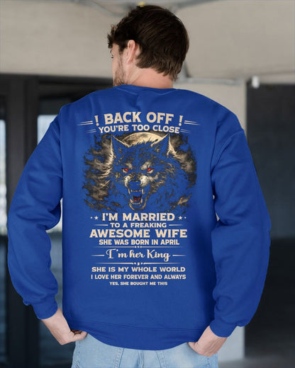 APRIL - BACK OFF! YOU'RE TOO CLOSE - GIFT FROM WIFE - EBIL04 (SKU26T-01-25-04)