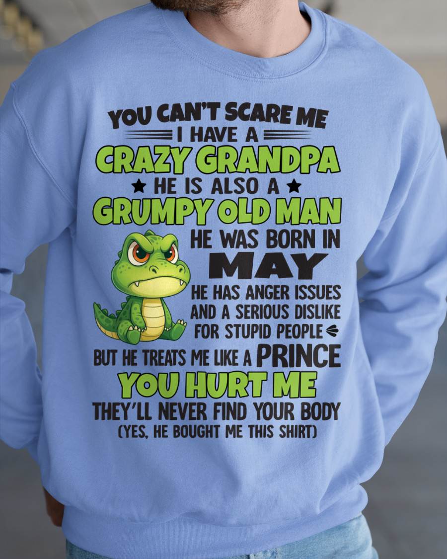 YOU CAN’T SCARE ME - GIFT FOR GRANDSON AND GRANDDAUGHTER FROM GRANDPA - DONN05 (SKU09-121-05)