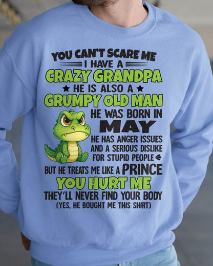 YOU CAN’T SCARE ME - GIFT FOR GRANDSON AND GRANDDAUGHTER FROM GRANDPA - DONN05 (SKU09-121-05)