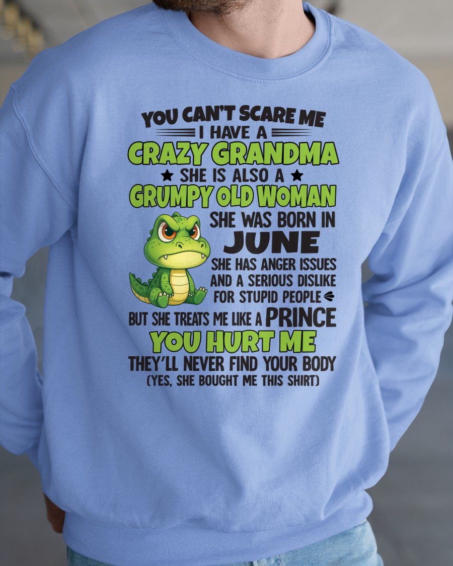 JUNE - YOU CAN'T SCARE ME - FOR GRANDSON - GIFT FROM GRANDMA - EBIL06 (SKU09-85-06)