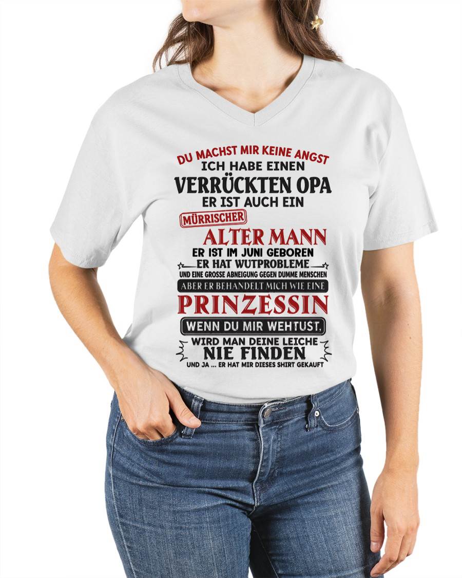 DU MACHST MIR KEINE ANGST - GESCHENK FÜR MEINE ENKELTOCHTER VON OPA - DONN06 (SKU2606-239-06)