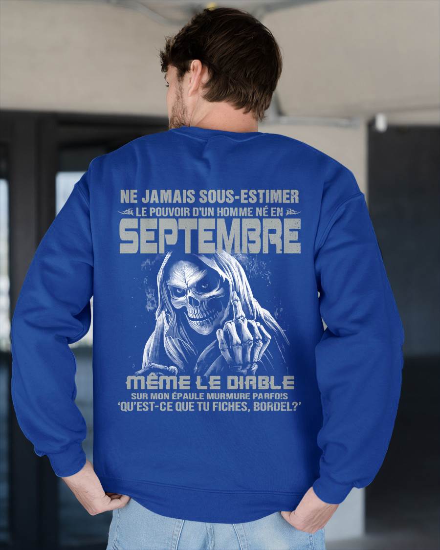 LE POUVOIR D’UN HOMME NÉ EN – T-SHIRT POUR HOMME – DONN09 (SKU08-61-09)