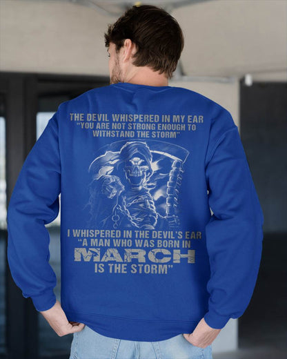 March - The Devil Whispered In My Ear - T-Shirt For Man - DONN03 (SKU08-87-03)