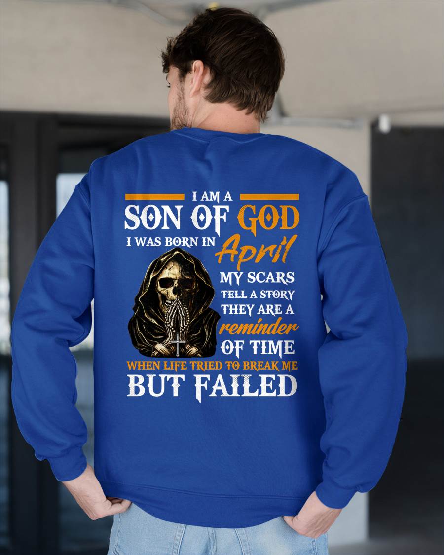 APRIL - I AM A SON OF GOD - T SHIRT FOR MAN - DONN04 (SKU2607-143-04)