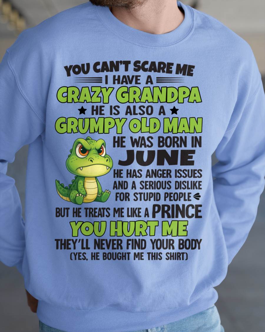 YOU CAN’T SCARE ME - GIFT FOR GRANDSON AND GRANDDAUGHTER FROM GRANDPA - DONN06 (SKU09-121-06)
