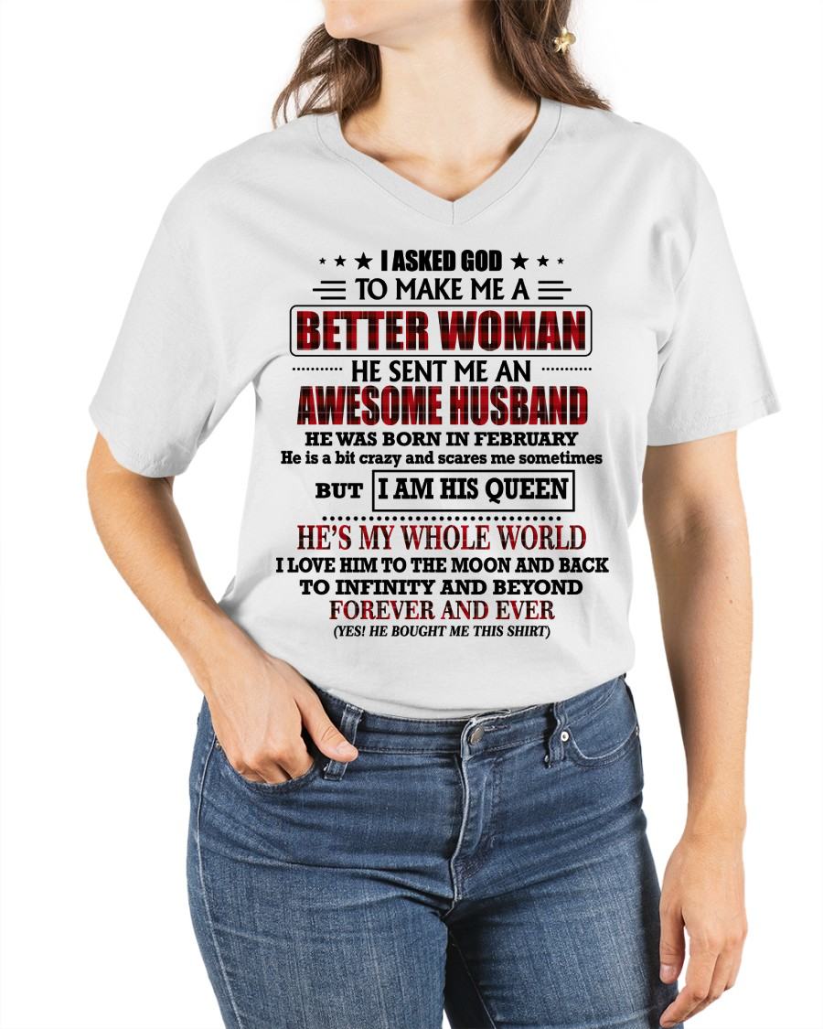 FEBRUARY - GOD SENT ME AN AWESOME HUSBAND - GIFT FROM HUSBAND - EBIL02 (SKU12-321-02)