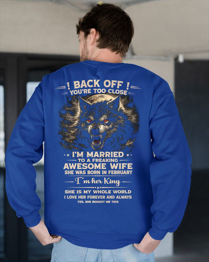 FEBRUARY - BACK OFF! YOU'RE TOO CLOSE - GIFT FROM WIFE - EBIL02 (SKU26T-01-25-02)